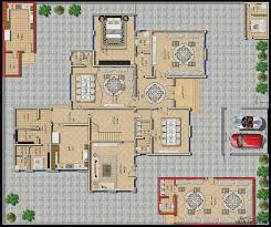 مخطط الفيلا رقم التصميم Z1 من مبادرة بيتى 927 متر مربع 5 غرف نوم Square House Plans Home Design Plans My House Plans