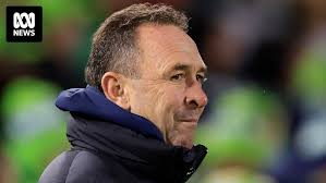 Canberra coach Ricky Stuart facing one-week suspension and $25,000 fine for  'weak-gutted dog' remark