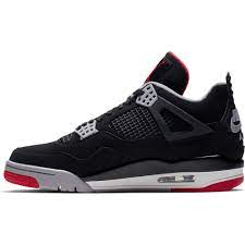 Jordan 4 Retro Black Fire Red Cement Grey Men S Shoe Hibbett City Gear