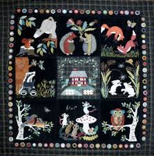 Le Jardin De Woolens C Est Ma Nature Jeu Complet Des 10 Fiches Courtepointes En Laine Appliquee Broderie De Laine Broderie En Feutre