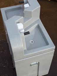 portable hand washing facilities to