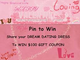 Jollychic Valentine S Day Pin To Win Share Your Dream Dating Dress And Win 100 Gift Coupon Gift Coupons Happy Valentines Day Happy Valentine