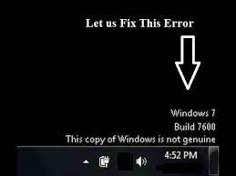 This Copy Of Windows Is Not Genuine Error Fix,.. - Dtoxengineermtz Designs