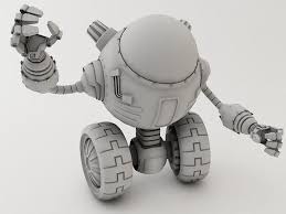 Robot Lp 1230 3d Model Robot 3d Robots Concept Robot Design