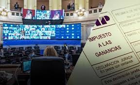 Una a una las pantallas del siradig con las deducciones del impuesto a las ganancias. Uotal Iur8u Mm