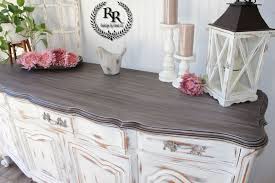 Here's a bonus tip on how to hang a unique planter on a garden fence. Sideboard Buffet Stain It And Paint It Shabby Chic Farmhouse Hometalk