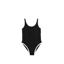 tottini Ribbed Trim Bathing Suit Black / 4