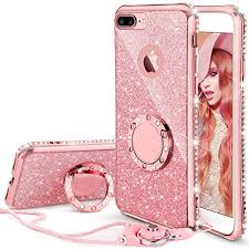 Types of iphone 7 plus cases. Iphone 7 Plus Case Iphone 8 Plus Case Glitter Cute Phone Case Girls With Kickstand Bling Diamond Rhinestone Bumper Ring Stand Protective Pink Iphone 7 Plus 8 Plus Case For Girl Women