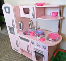 kidkraft kitchen pink vintage