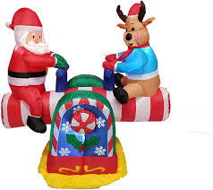 Make santa claus the center of attention at your home with a stunning outdoor santa claus decoration for your front yard. Guide To The Best Motorized Outdoor Christmas Decorations