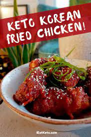 Keto Korean Fried Chicken Recipe Low Carb Diet Recipes Low Carb Keto Recipes Low Carb Diet
