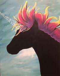 The Original Paint Nite Is Now Yaymaker Unicorn Painting Canvas Art Painting Art Painting