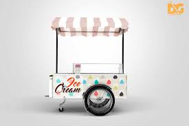 Download Free Download Ice Cream Cart Mockup In Psd Designhooks