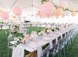 Signature Party Rentals Styled By Tc Baby Shower Easter Baby Shower Easter Party Easter Wed Outdoor Bridal Showers Shower Tent Outdoor Tent Wedding
