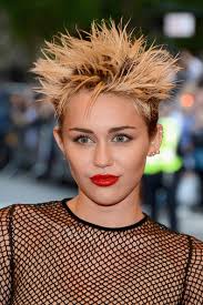 Spiky hairstyles for men with thick hair. Miley Cyrus Spiked Hair Short Hairstyles Lookbook Stylebistro