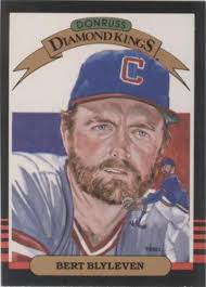 1985 TOPPS TIFFANY #355 BERT BLYLEVEN HOF PSA 9 MINT INDIANS