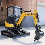 Mini Excavator with Hydraulic Joystick Iron Cast Counter ...