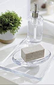Check spelling or type a new query. Clear Glass Accessories Bring Clean Utilitarian Design To The Bath Glass Soap Dispenser Glass Bathroom Soap Dispenser Diy