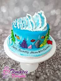 Tsunami Theme Cake Types Of Birthday Cakes Themed Cakes Novelty Cakes