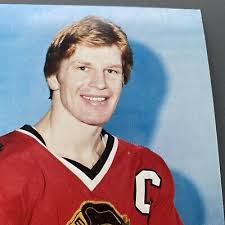 Keith Magnuson Chicago Blackhawks Official NHL Hockey Vintage Postcard  Photo NMT
