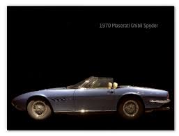 Maserati ghibli gibt es aus sehr unterschiedlichen serien seit den 1960ern. Aludibond Maserati Ghibli Spyder 1970 Foto Usw Shop