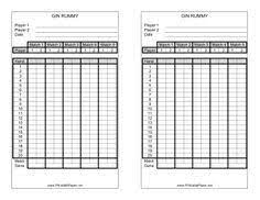 Printable shanghai card game score sheet. This Gin Rummy Score Sheet Has Room To Record Your Scores While Playing Gin Rummy Free To Download And Print Gin Rummy Rummy Gin Rummy Score Sheet