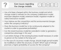 Adaptation And Modification Of Business Models Springerlink