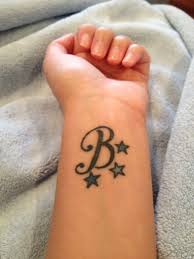 The letter b tattoo is an alphabet tattoo that can express love and significance without using too many letters. My Letter B Tattoo Letter B Tattoo B Tattoo Tattoos