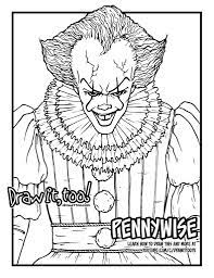 You can download pennywise coloring page for free at coloringonly.com. Pennywise Coloring Pages Ideas With Printable Pdf Free Coloring Sheets Cute Coloring Pages Halloween Coloring Pages Coloring Pages For Kids