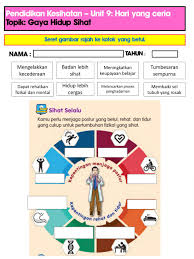 Cara kedudukan postur badan yang betul interactive worksheet for 1. Kebaikan Menjaga Postur Dan Tidur Worksheet
