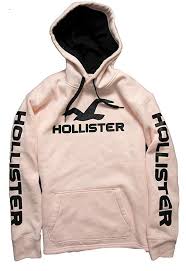 Hollister Mens Hoodie Sweatshirt Pullover Red Pullover