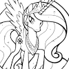 My little pony coloring book pages cadence. 1