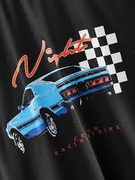 Here you can explore hq muscle car transparent illustrations, icons and clipart with filter setting like size, type, color etc. Night Racing Car Graphic Tee Shein Eur