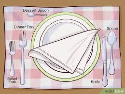 Write the guest's name on both sides so they can find their seat and the guests on the other side of the table will know who they are talking to. 3 Ways To Set A Dinner Table Wikihow