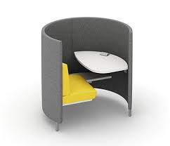 Education Seating Users Enter Pod At The Side And Its Surrounding Walls Including The Back Cheap Office Furniture Office Furniture Design Library Furniture