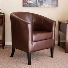 Mainstays Faux Leather Bucket Accent Chair Multiple Colors Walmart Com Club Chairs Chair Accent Arm Chairs