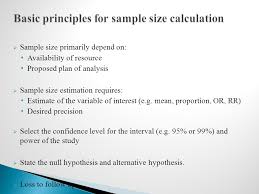 Sample Size Estimation Ppt Video Online Download