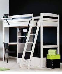 White Stora Loft Bed From Ikea Bunk Bed With Desk Ikea Loft Bed Loft Bed