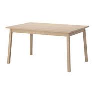 Table basse couleur chêne blanchi. Tranetorp Table Extensible Chene Blanchi Ikeapedia
