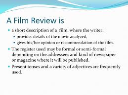 We did not find results for: How To Write A Film Review Ppt Video Online Download
