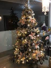 Christmas Tree Black Rose Gold Gorgeous Christmas Decorations Christmas Tree Decorations Black Christmas Trees