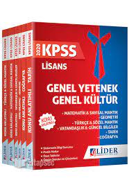 Kpss genel yetenek kültür online test çöz. 2020 Kpss Genel Yetenek Genel Kultur Konu Anlatimli Set Lider Yayinlari 9786053085409