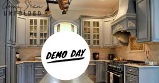 Whether youâ€™re tearing apart a ten year old house or ripping out seventy year old carpet, the dust and debris gets absolutely everywhere. Demo Day How To Paint Your Kitchen Cabinets With Chalk Paint The Green Door