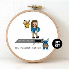 Check spelling or type a new query. Male Pokemon Hunter Cross Stitch Kit Studio Koekoek