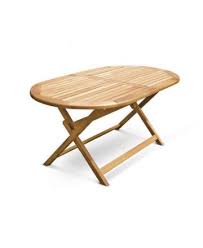 Oval Katlanir Ayakli Teak Masa Teak Masa Mobilya