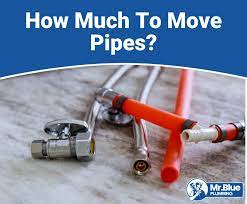 The pipe alone runs $0.40 to $2.00 per linear foot depending on the diameter of the tube. How Much Does A Plumber Cost To Move Pipes