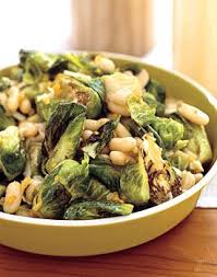 Brussels Sprouts With White Beans And Pecorino Recipe Epicurious Com Bean Recipes White Beans Brussel Sprouts