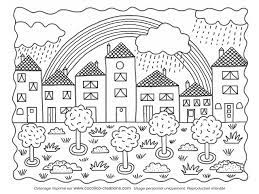 Cocolico Creations Mercredi Coloriage 3 Arc En Ciel
