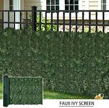 amazon com faux ivy patio lawn garden outdoor privacy shade cloth screen outside wall planters