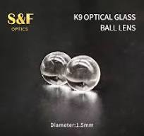 Wholesale Pack of 10 PCS Diameter 1.5mm Spherical Lenses K9 Optical Glass  Ball Lens